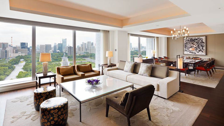 Palace Hotel Tokyo’s top suite